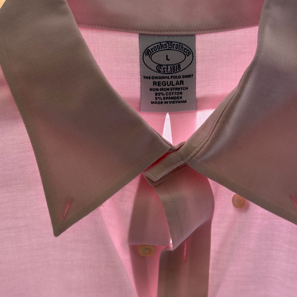 Brooks Brothers Light Pink Dress Shirt
